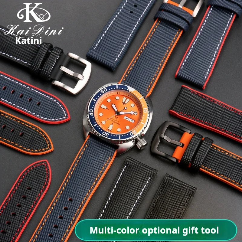 Cinturino Per Orologio Da Uomo Impermeabile Per Seiko Abalone Water Ghost Omega Longines Conquest Watch Cinturino In Gomma 20Mm 21Mm 22Mm 23M Cinturin