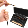 1 Set Manicure Replacement Penset Simple Press To Replace 12 Brush Heads Nylon Hair Drawing Pen Phototherapy Nail Brush Tool 1