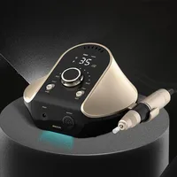 Elegant Gold Nail Drill 35000 RPM 45W Manicure Machine Professional Nail Lathe for Pedicure Polisher Manicure Cutter 1