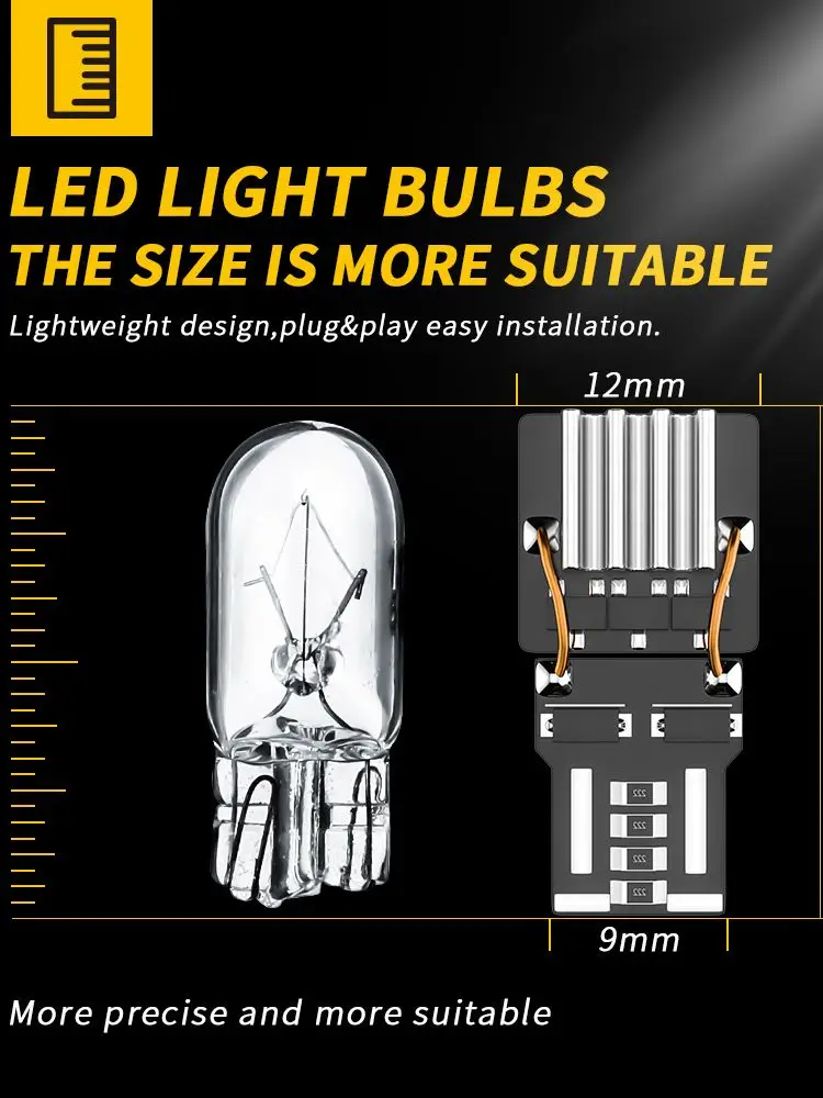 Canbus 3-SMD ׸ LED , ȣ  , ڵ ȣ , W5W, T10, 12V,24V,6000K, 194168, 2 