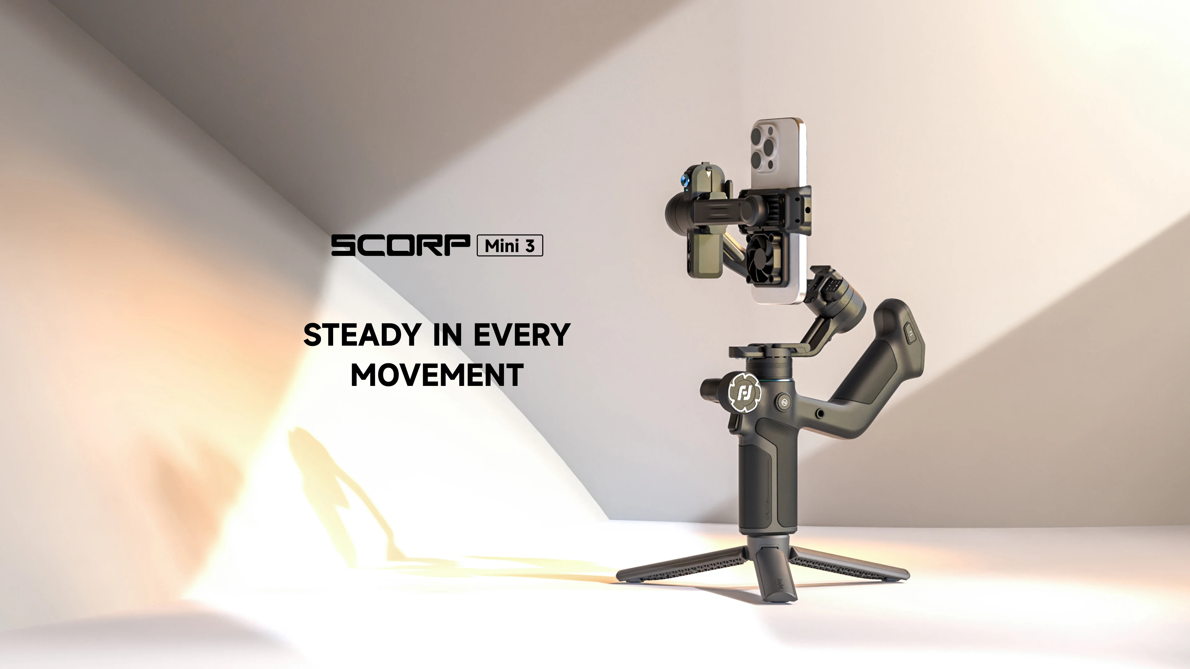 FeiyuTech SCORP Mini 3 Gimbal Stabilizer with Built-in 4.0 Intelligent AI Tracki