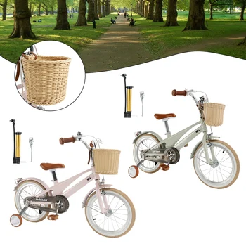 Artudatech 16 inches Kid's Bike Child Bicycle for Ages 7-9 Years Boys and Girls with Basket 1