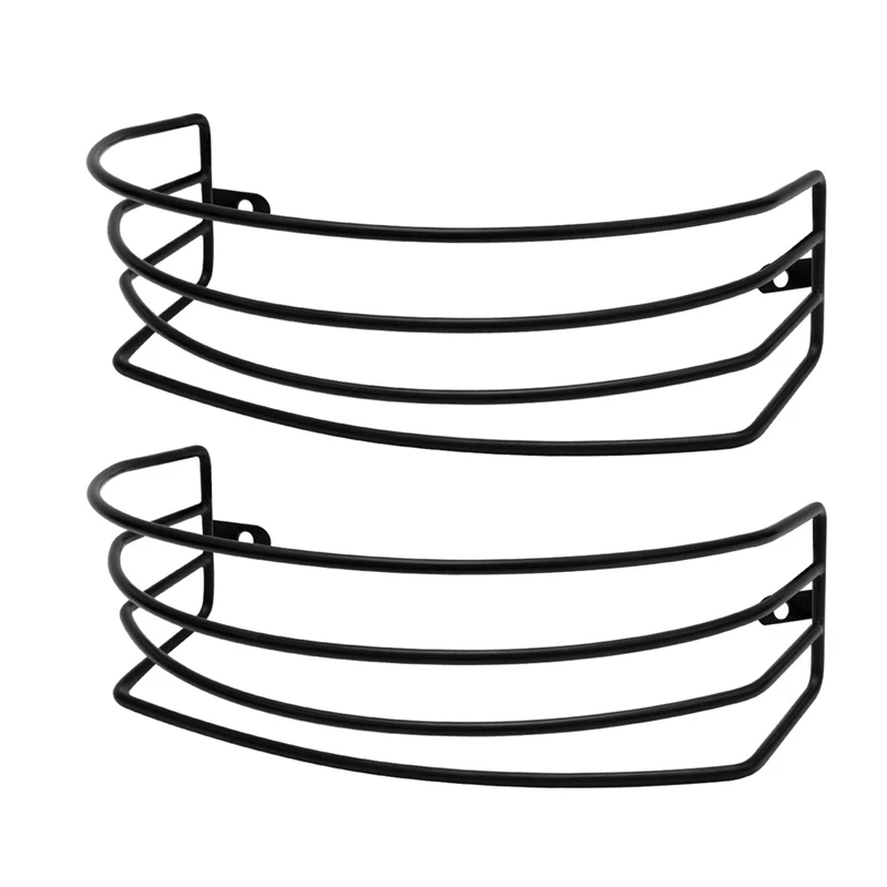 

2-Pack Hat Rack For Wall And Door, Metal Hat Organizers For Baseball Caps Storage Hangers Strong Ball Cap Holder Black