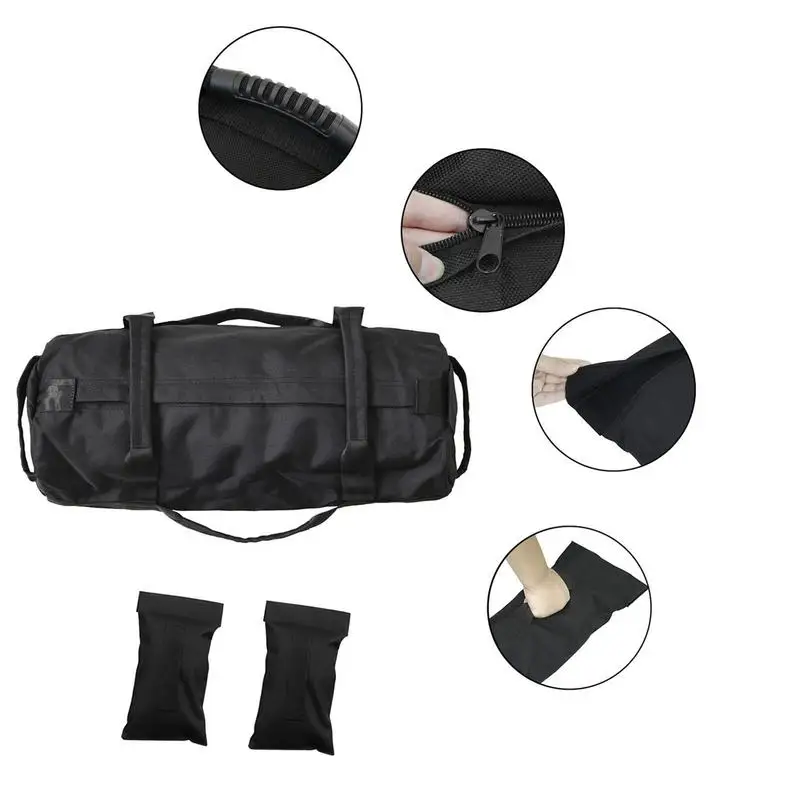 Unfilled Fitness Sandbag Fitness Body Building 30-35 lbs Multifunctional training equipment Gym Sports Muscle Training supplies