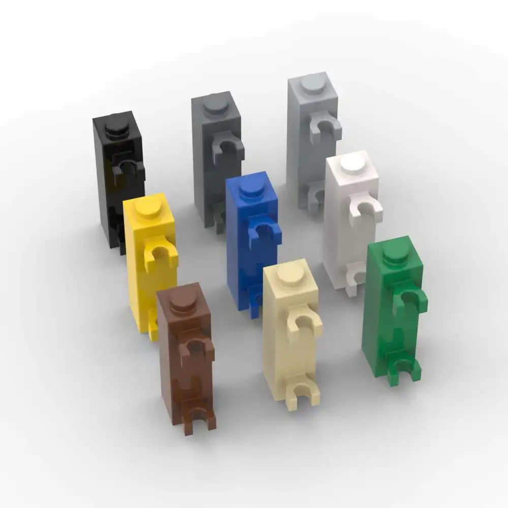 MOC 10PCS 60583 Modified 1x1x3 Building Blocks With 2 Clips Hollow Studs Brick Particle Puzzle DIY Toys Children Birthday Gifts building blocks construction blocks racing car building blocks car building blocks anime block toys