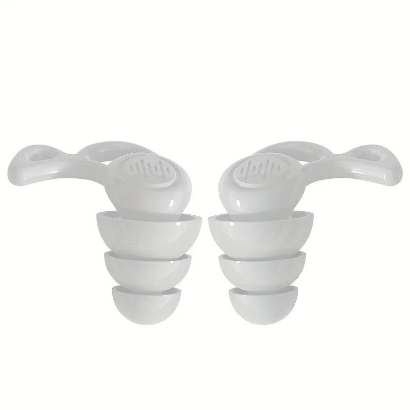 [Silicone|Ultra-Soft] Ultra-Soft Silicone Earplugs | Reusable For Sleeping & Noise Sensitivity Relief | Travel Size