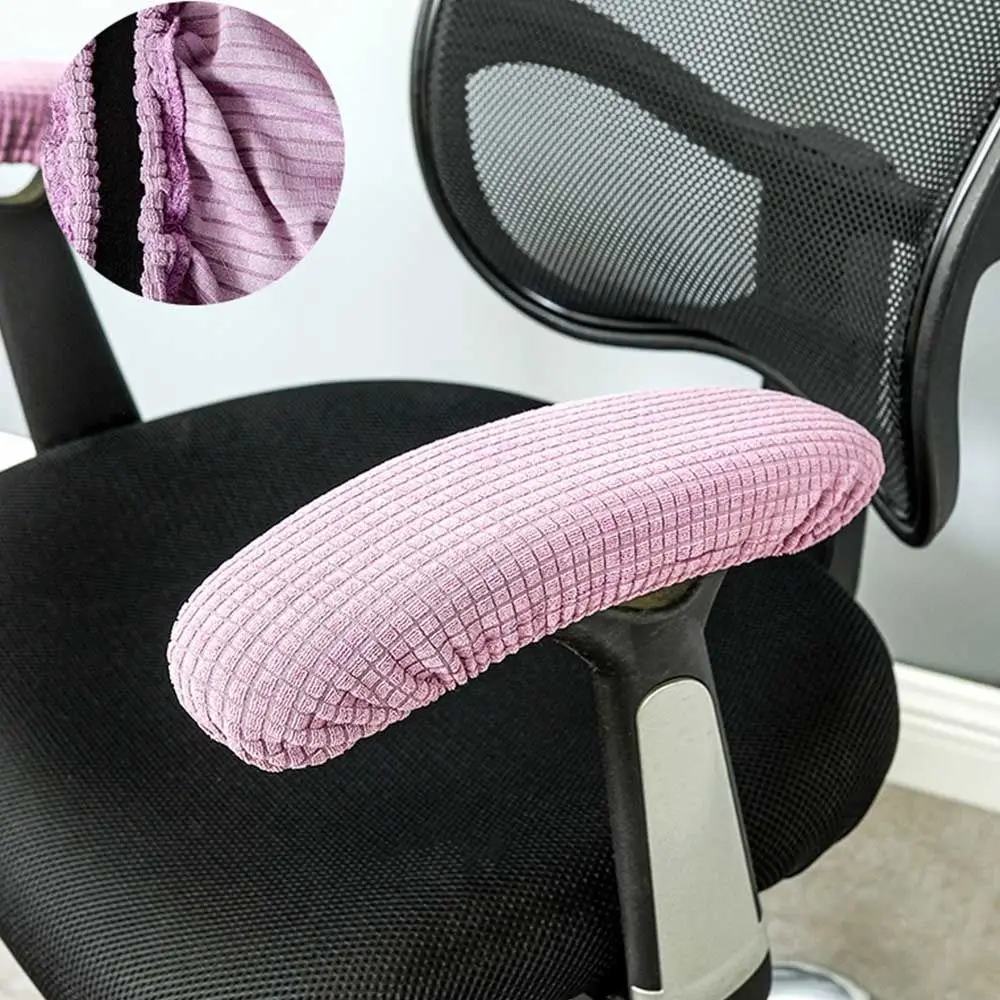 Chair Armrest Pads 1Pair Chair Armrest Pads Elbow Relief Knitted Elastic Fabric Armrest Gloves Anti-Slip Sleeve Pack Chair Cover For Office Chairs