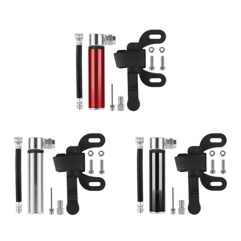 

Portable MTB 120PSI Telescopic Barrel Aluminum-Alloy Bike Pump for Easy Pumping R66E