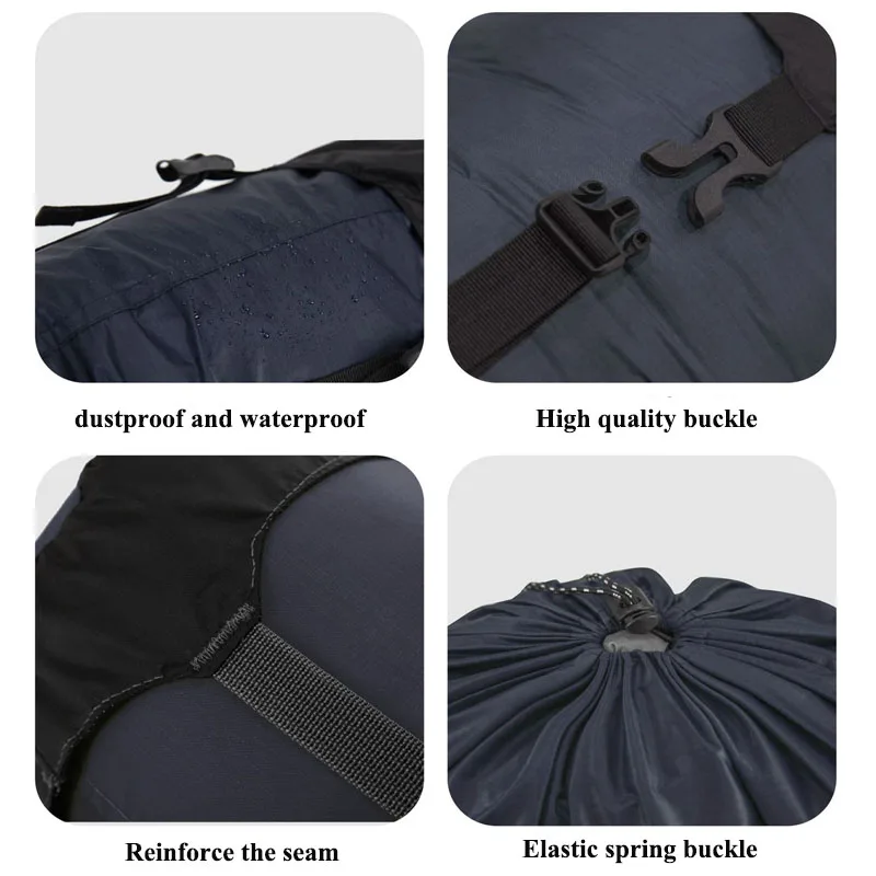 Outdoor Waterproof Sleeping Bag Compression Stuff Sack Camping Storage Compression Bag Sack for Backpacking Travel Hiking 4