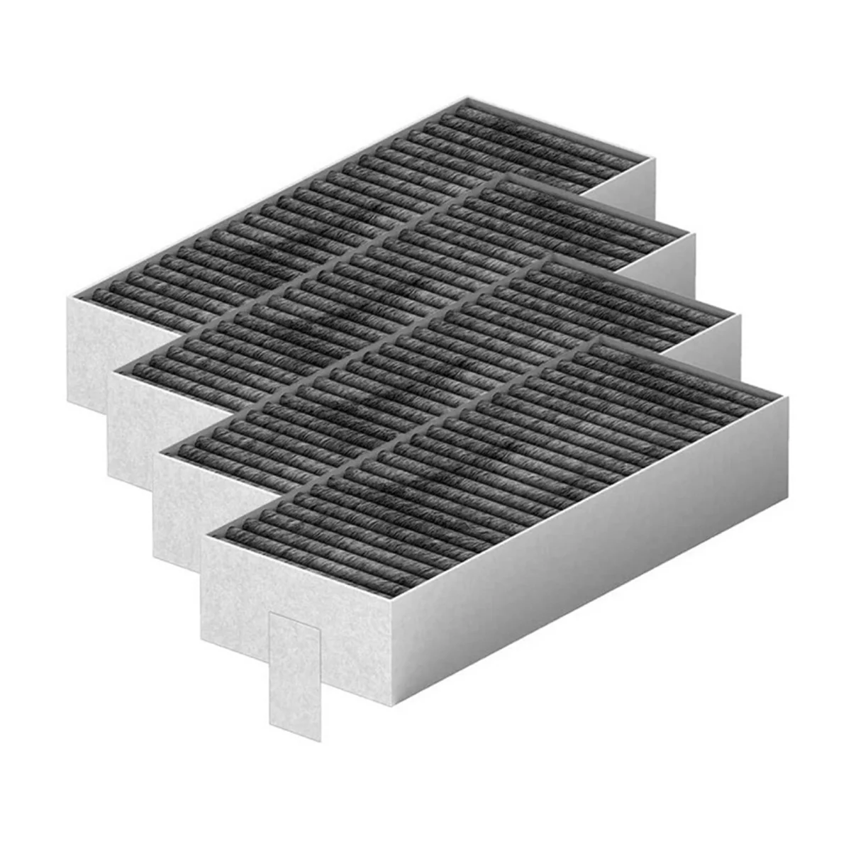 Juego De 4 Filtros De Carbón Activado Para Campana Extractora Siemens Hz9vrcr0 17004796 Bosch Hez9vrcr0 17004805 Neff Z821vr0 17004806 Gaggenau Ca282111 90602647