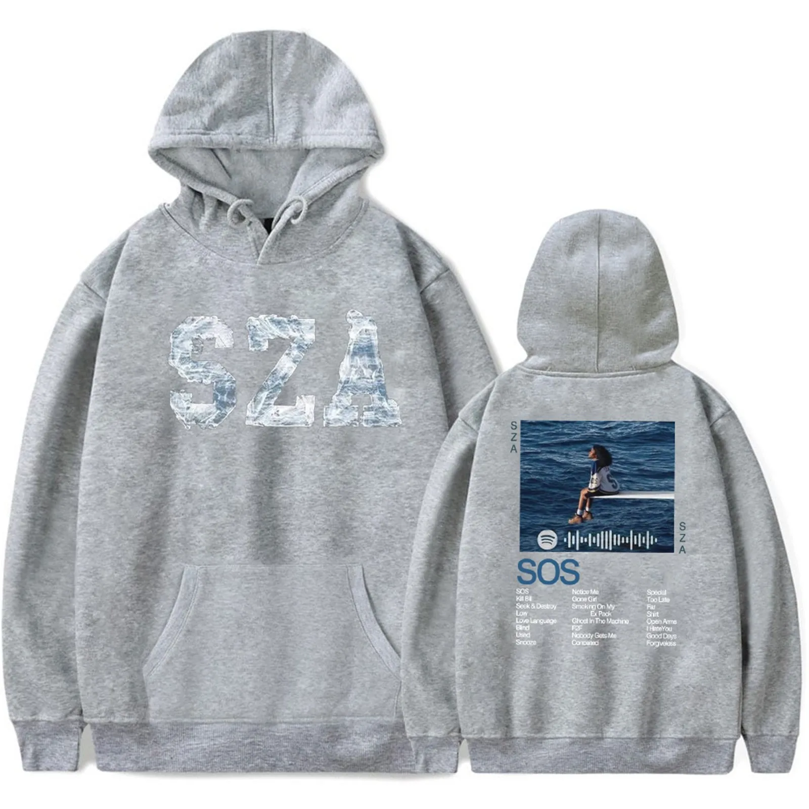 y2k Japan Style SOS Print Women's Hoodie, Long Sleeve Casual Daily Wear Regular 2024 Women Hoodie Fall Winter Sudadera de mujer 3
