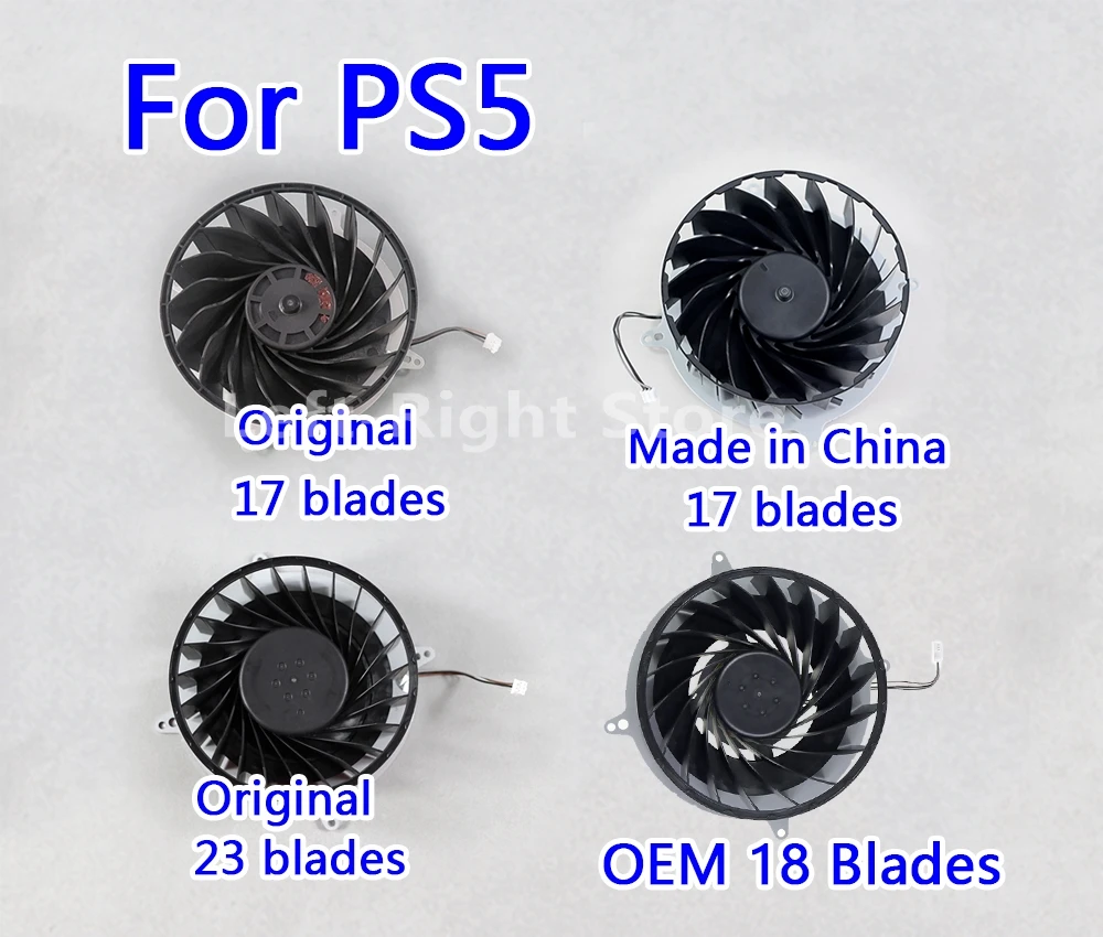 para Sony Playstation Ps5 17 23 18 Lâminas 12v dc 1.90a 2.0a Ventilador Interno Ventiladores de Refrigeração de Ação Única 1pc