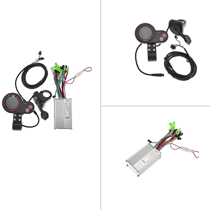 

Контроллер электродвигателя скутера, умный бесщеточный контроллер мотора + Дисплей инструмента для 10-дюймового скутера