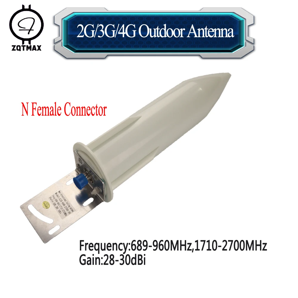 

ZQTMAX 2G 3G 4G коммуникационная антенна 28dBi N мама для UMTS LTE усилитель Сигнала CDMA GSM DCS Ретранслятор наружная антенна