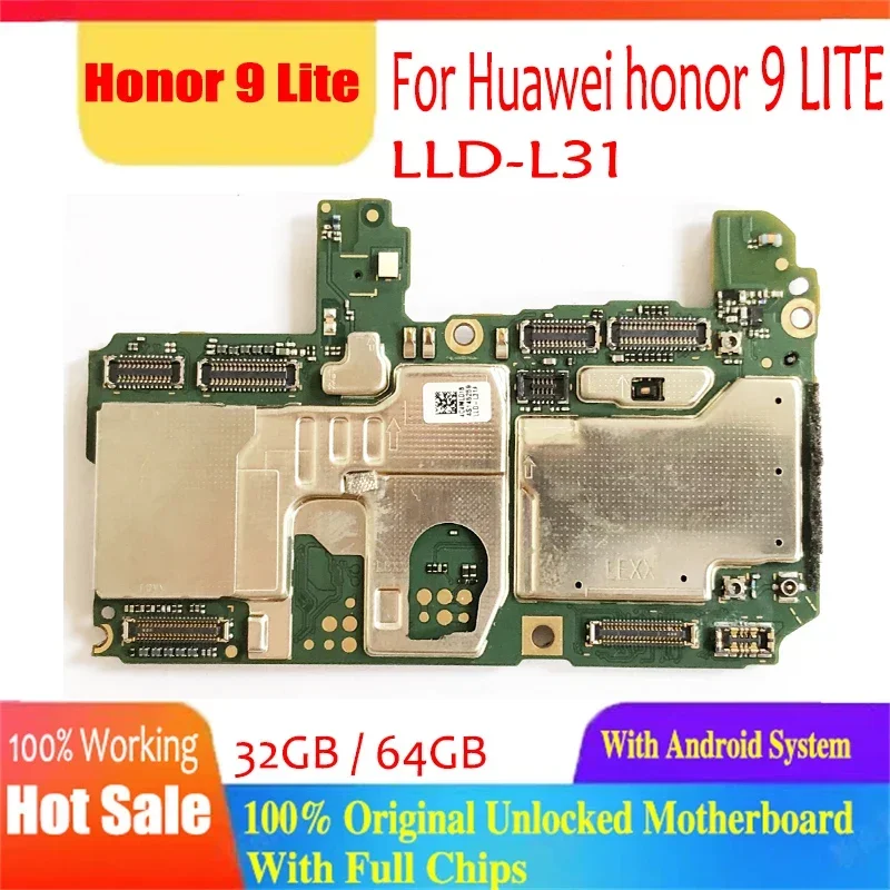 Motherboard Mainboard Logic Board Huawei honor 9 LITE Unlocked Original Android 32GB