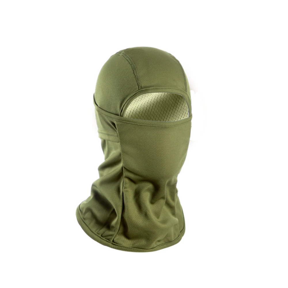 Cagoule avec masque en maille pour homme Tour de cou militaire Foulard  tactique Couvre-tête ninja pour la chasse, la course à pied, la moto, le  cyclisme Vert militaire, vert militaire : .fr