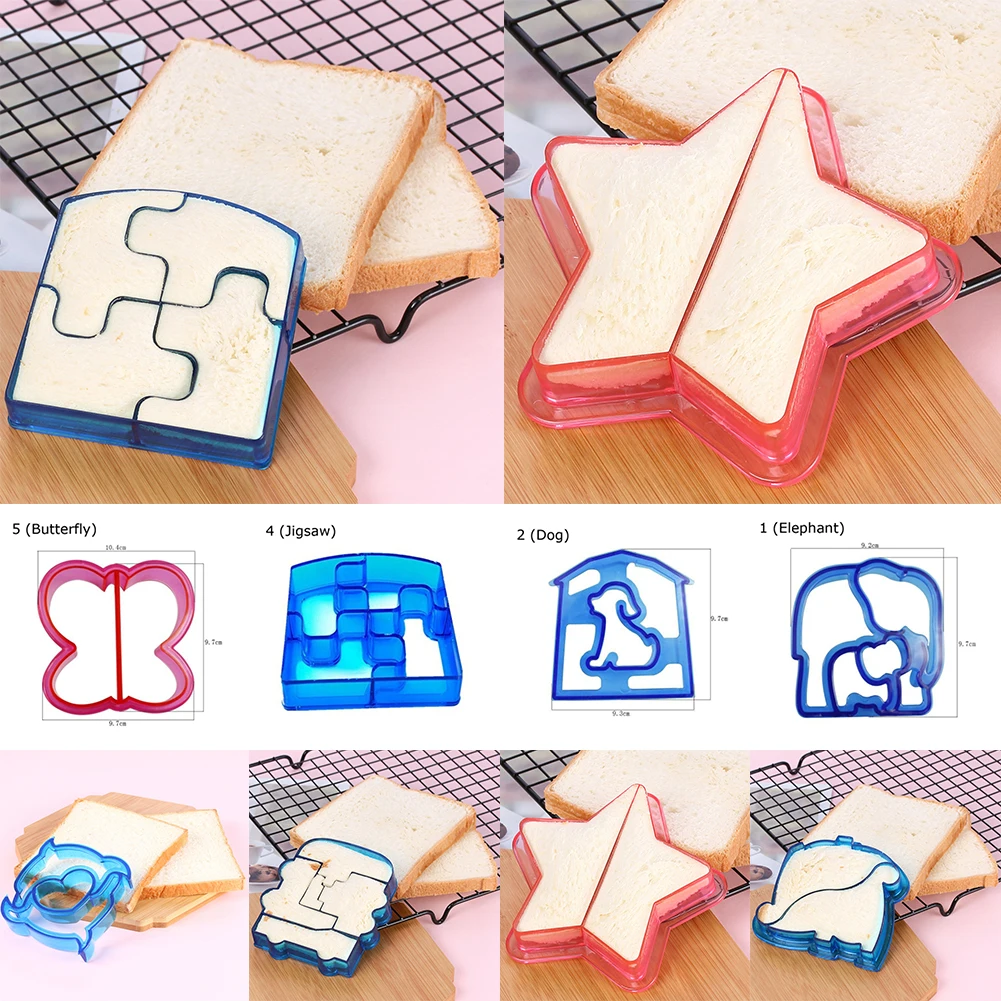 Baking Maker Mold Sandwiches Cutters Sandwich Bread Maker Mold Cutter