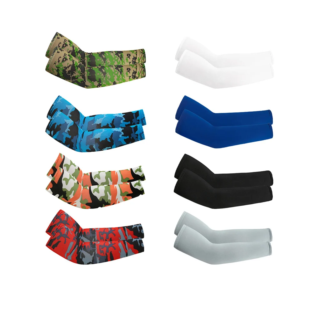 1 Pair Women Cooling Anti UV Driving Arm Sleeves Girls Sun Protection