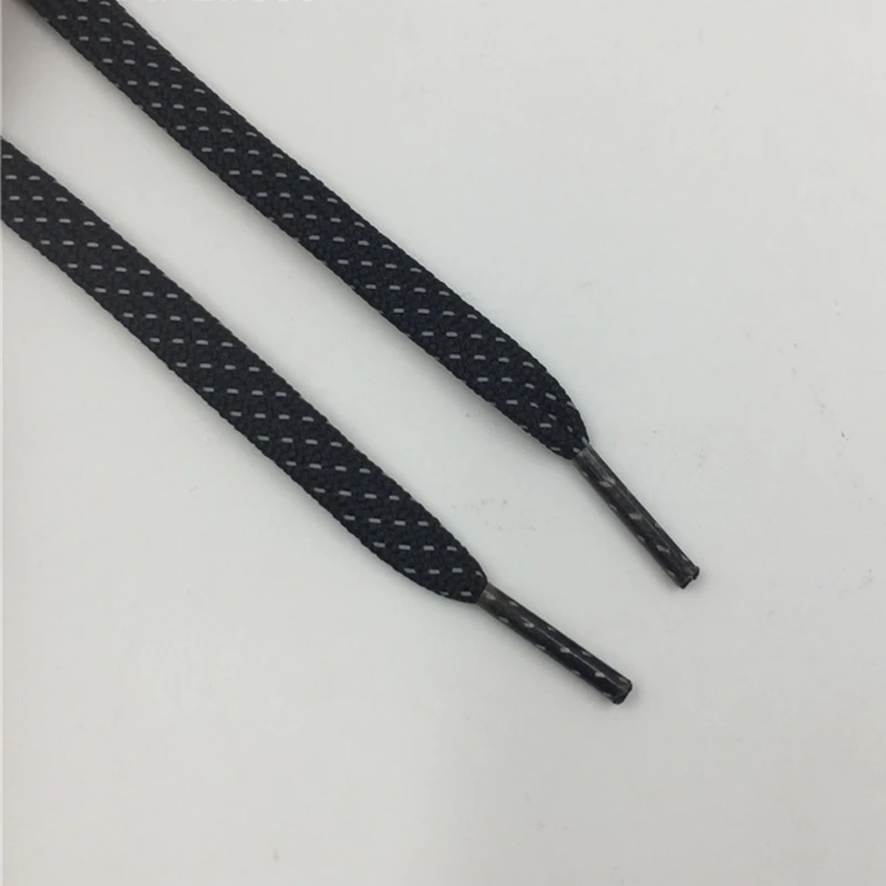 Weiou 30Pairs/Lot 3M Athletic Lace 7MM Flat Reflective Shoelace Eye-catching Night Light Shoe Strings Cheaper Selling In Bulk