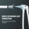 VEVOR Pipe Tube Expander Manual Hydraulic PEX Tubing Expanding with 3 Expansion Heads Pipe Cutter Tool for Copper Pipe Repairing 3