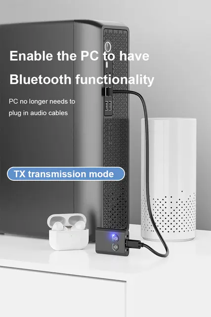 Adattatore Bluetooth 5.3 Per Auto Con AUX - Trasmetti Musica Senza Fili - Alimentazione USB - Foto 7