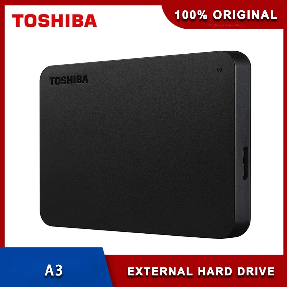 Voorschrijven eenzaam Toevoeging Original Toshiba A3 Hard Disk 1tb 2tb 4tb External Hard Drive Usb 3.0  5400rpm Portable Hdd 2.5' Black For Laptop - Portable Hard Drives -  AliExpress