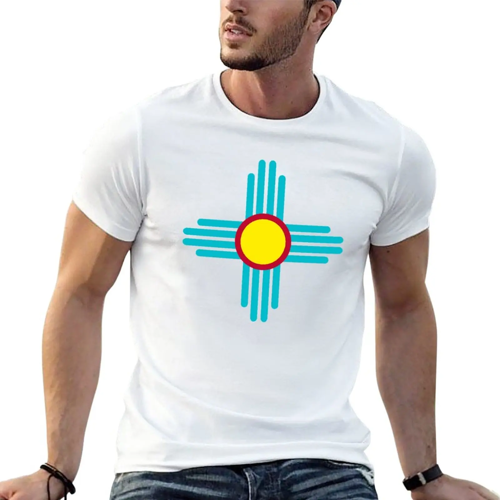 

Zia Sun T-Shirt kawaii clothes plain funnys heavyweight t shirts for men