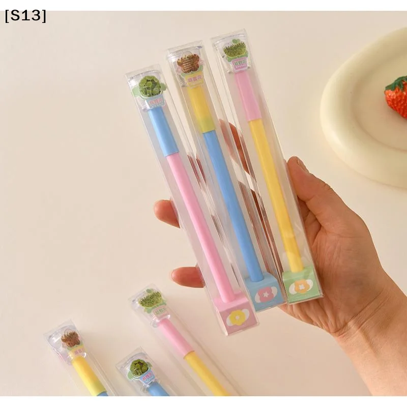 1Pcs 0.5mm 검정색 심기 펜 성장 관찰을 위한 학생용 사무용품용 마이크로 조경 중성 펜[S13]