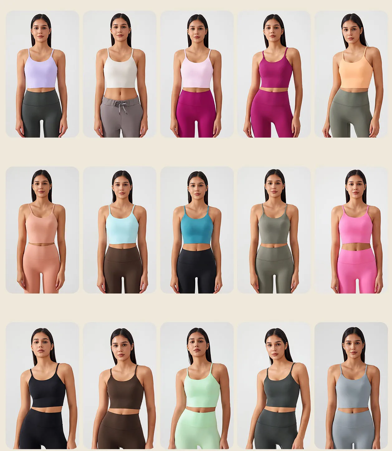 Description Picture 2 of itemS-2XL U Back Women Sports Bra Gym Yoga Bra Athletic Tight Top Workout Train With Chest Pad High Quality Shockproof Brassiers ﻿