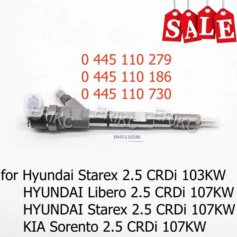 

NEW 0445110186 Diesel 0 445 110 186 Fuel 33800-4A100 0445110279 for Hyundai Libero/Starex 2.5CRDi KIA Sorento 0445110730