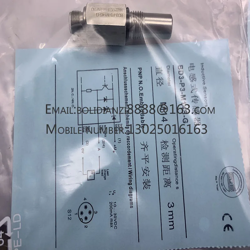 

New Proximity Switch SenSor BD3-P3-M14 BD3-P4-M14