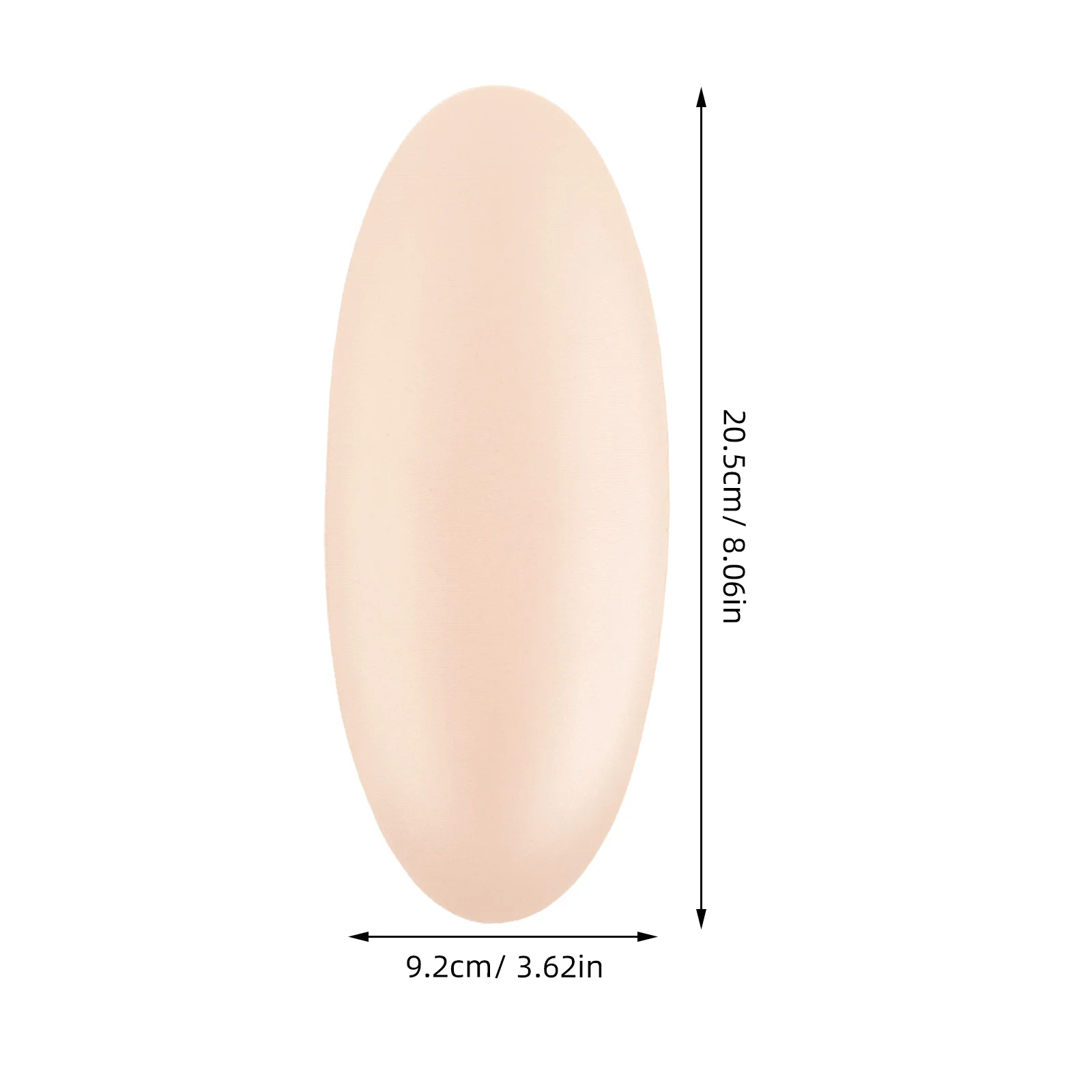 Silicone Orthotic Leg Pads Adhesive Corrector Calf Support for Thin Legs