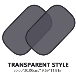AUTOMECHANIST Universal Car Window Sunshade and Protective Film (Transparent)