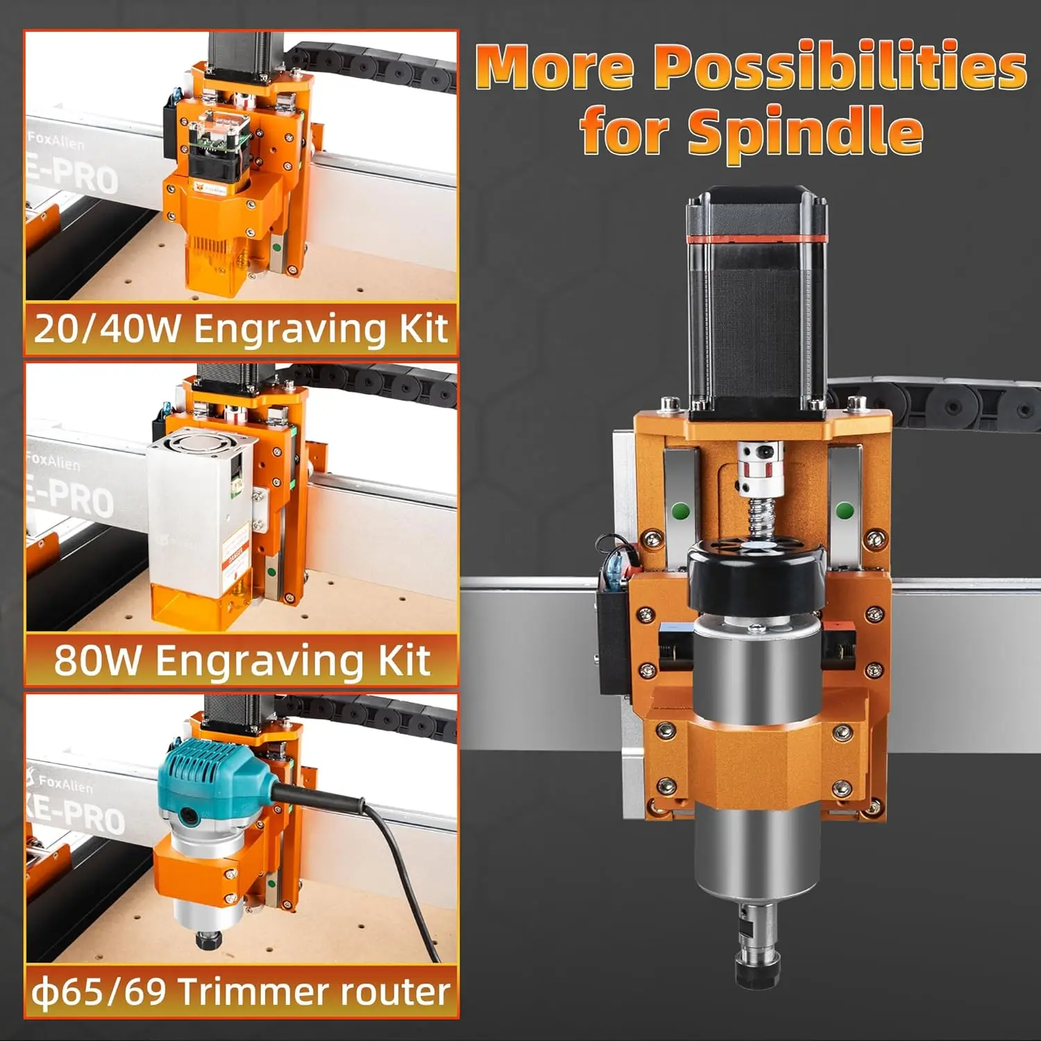 Router Machine XE-PRO with Ball Screws 400W Spindle 3-Axis Engraving Milling Machine for Wood Aluminum Cutting Upgradable