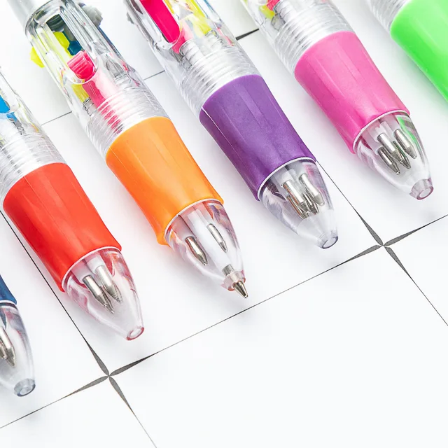 다기능 펜으로 다양한 용도로 사용할 수 있는 DIY 멀티 컬러 플라스틱 구슬 펜