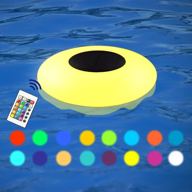 Luzes LED solares externas à prova d'água Lâmpada Boondoggle Luz de piscina Lâmpada de gramado externa à prova d'água Luzes de jardim Luzes solares_voghion.com