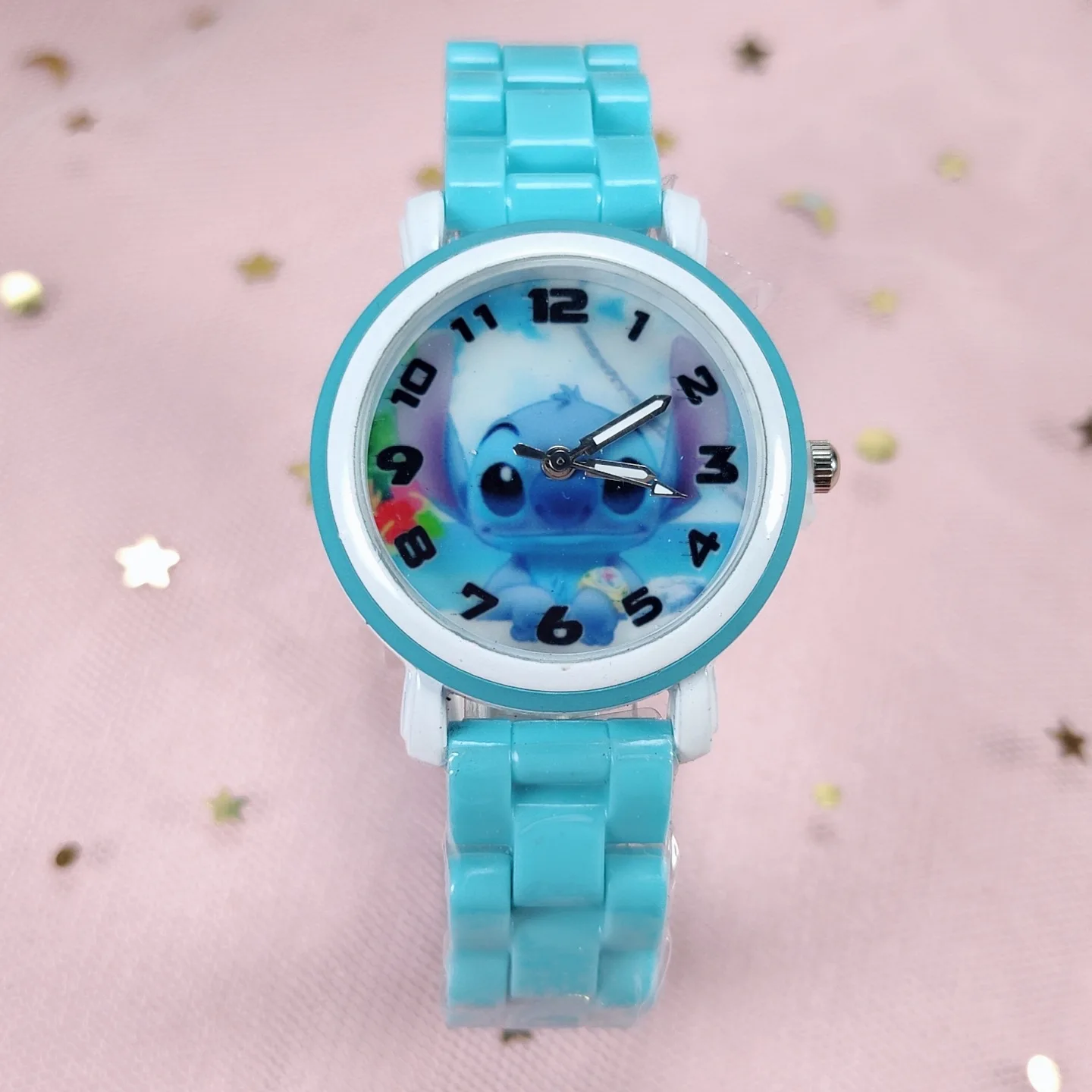 Disney Lilo & Stitch Wrist Watch Gift Set for Kids, Kids Unisex, Size: One size, Grey Type