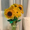 Sunflower Blocks City Creative Plant Desktop Decoration Building Blocks Girls Toys Birthday Gifts MPC Model Classic Bricks 3