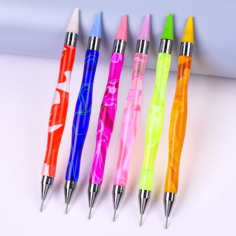 Professional Double Headed Acrylic Nail Art Pen Marbling Printed Painting Dotting Pens Manicure DIY Beauty Tools nail art tools,nail art pen