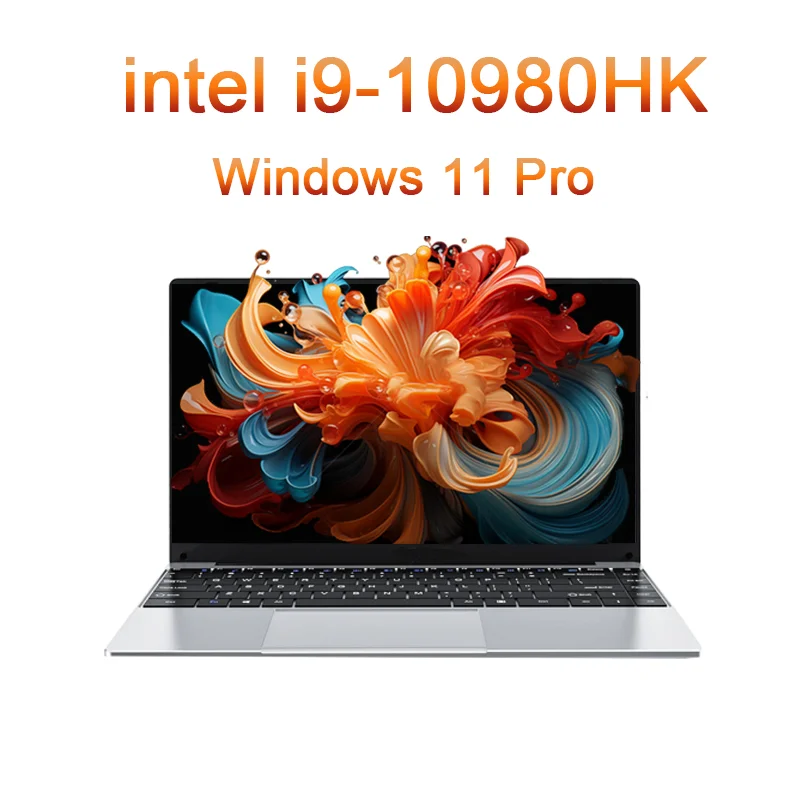 Новинка: 14,1-дюймовий ігровий ноутбук i9 з Windows 11, Intel Core i9-10980hk, 16 ГБ оперативної пам'яті, 1/2 ТБ M.2 SSD, 4K HD ігровий ноутбук.