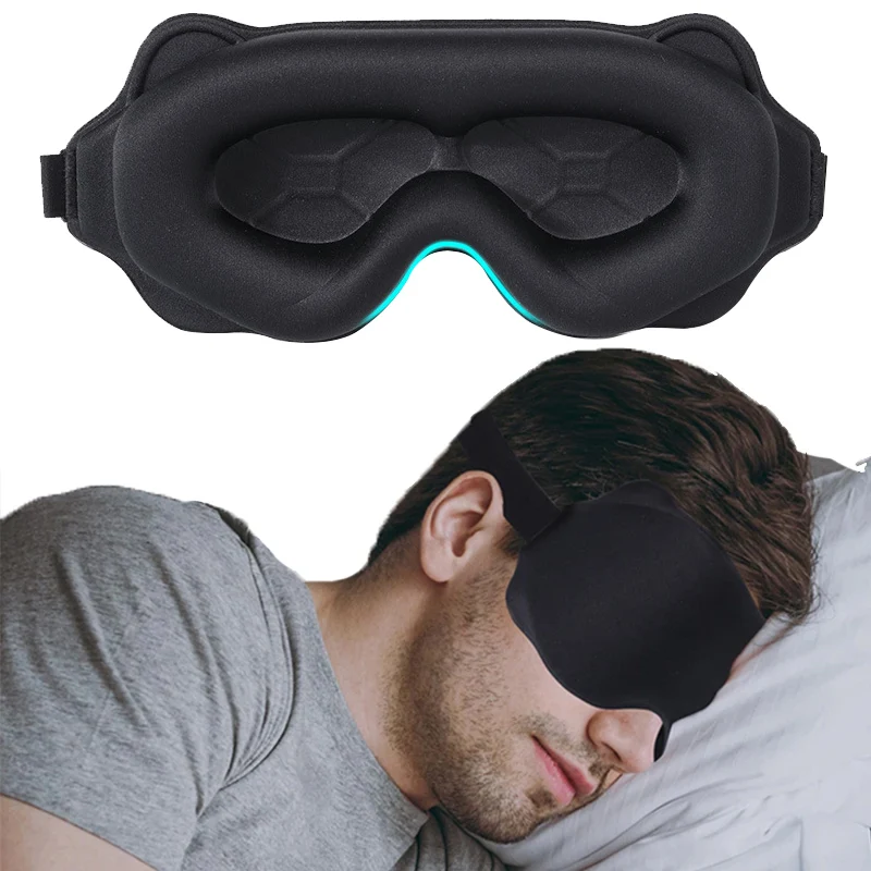 3D Sleeping Mask Block Out Light Sleep Mask For Eyes Soft Sleeping Aid Eye Mask for Travel Eyeshade Night Breathable Slaapmasker