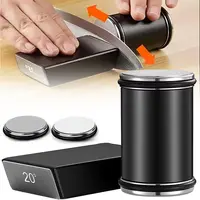 Knife Sharpener Roller, for Kitchen Knives, Industrial Diamond Roller Sharpener Stone Magnetic Offers 15 & 20 Degrees Sharpening 1