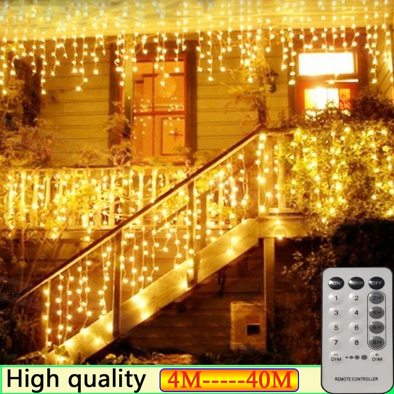 Christmas Lights Outdoor Waterfall Curtain Christmas Lights Outdoor