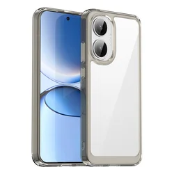Vibrant Transparent TPU Protective Phone Case for Poco F7 (Grey)