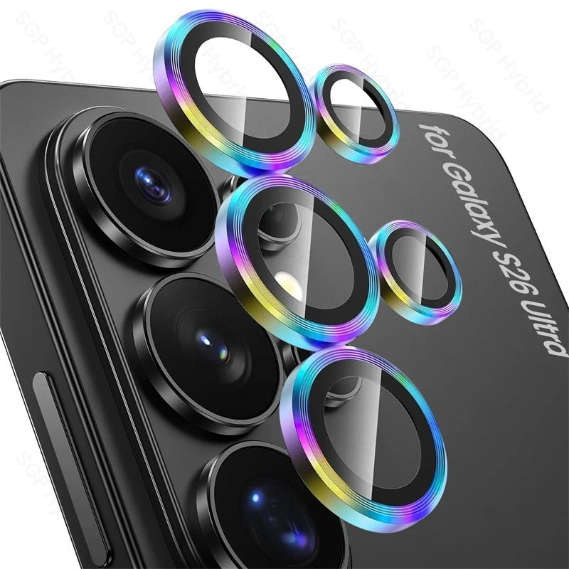 Premium Aluminum Alloy Ring Camera Glass Case - Enhanced Protection for Samsung Galaxy S26 Ultra 5G Lens