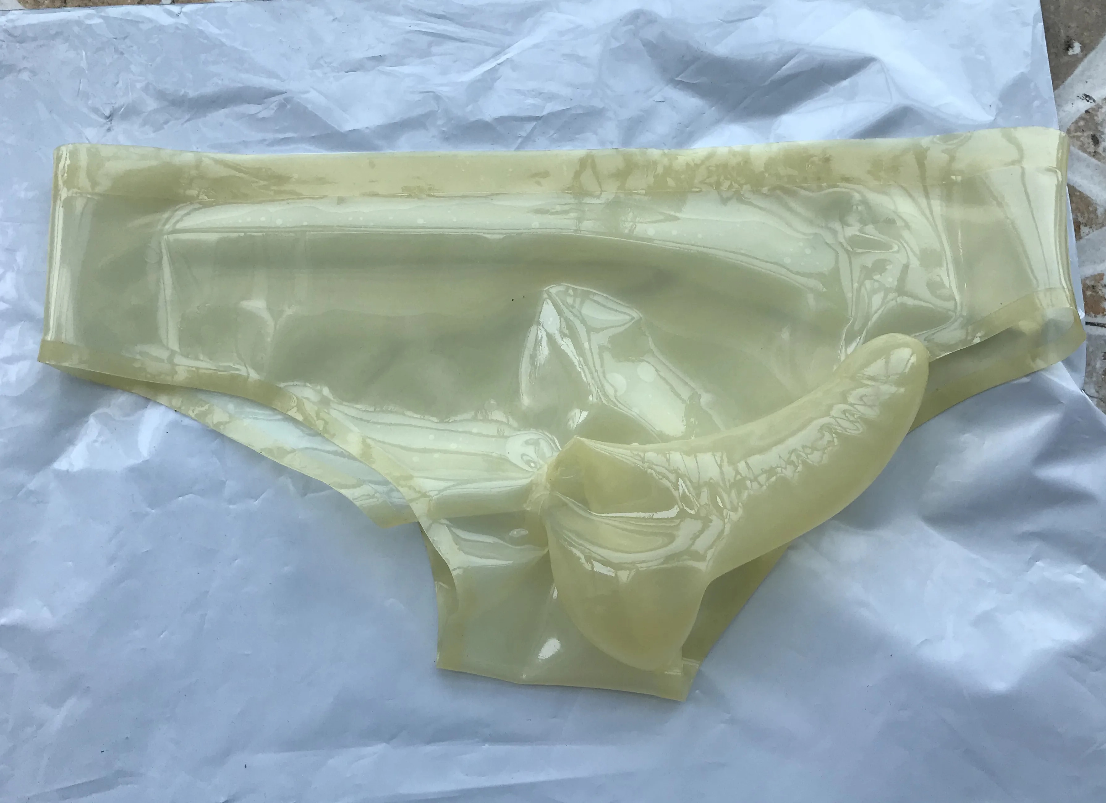 Men Latex Briefs Thong Underwear Mens Underwear