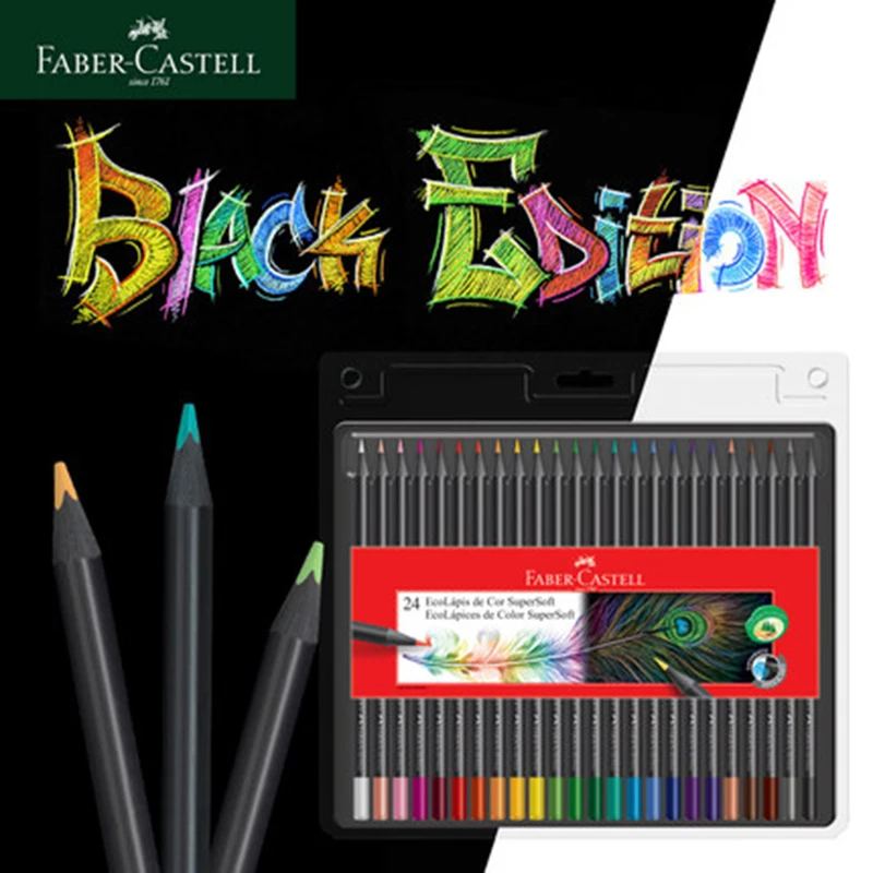 Faber Castell Polychromos 12/24/36/60/72/120 Colors Professional Oily  Colored Pencils Artist Pencil For Drawing Supplies 1100 - AliExpress