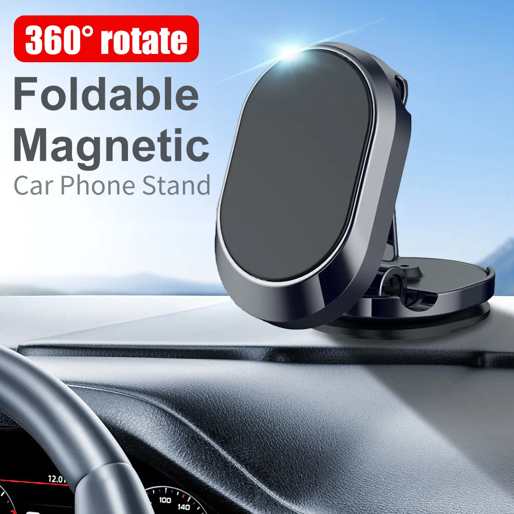 [Verstellbarer magnetischer Autotelefonhalter Magnet Handyständer  Halterung Anti-Rutsch-Handy GPS-Unterstützung für iPhone 14 Xiaomi]