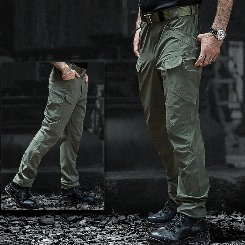 Ix7 slim quick drying elastic cross-border tactical pants, work pants, assault pants, training pants 6