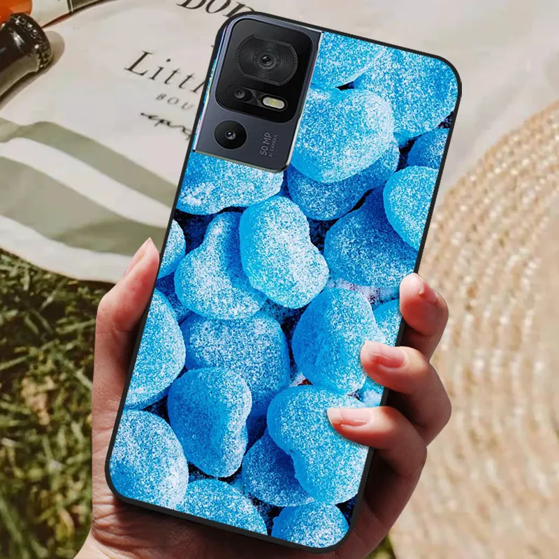 Soft Black Silicone TPU Phone Back Cover - 2023 Protective Bumper Shell